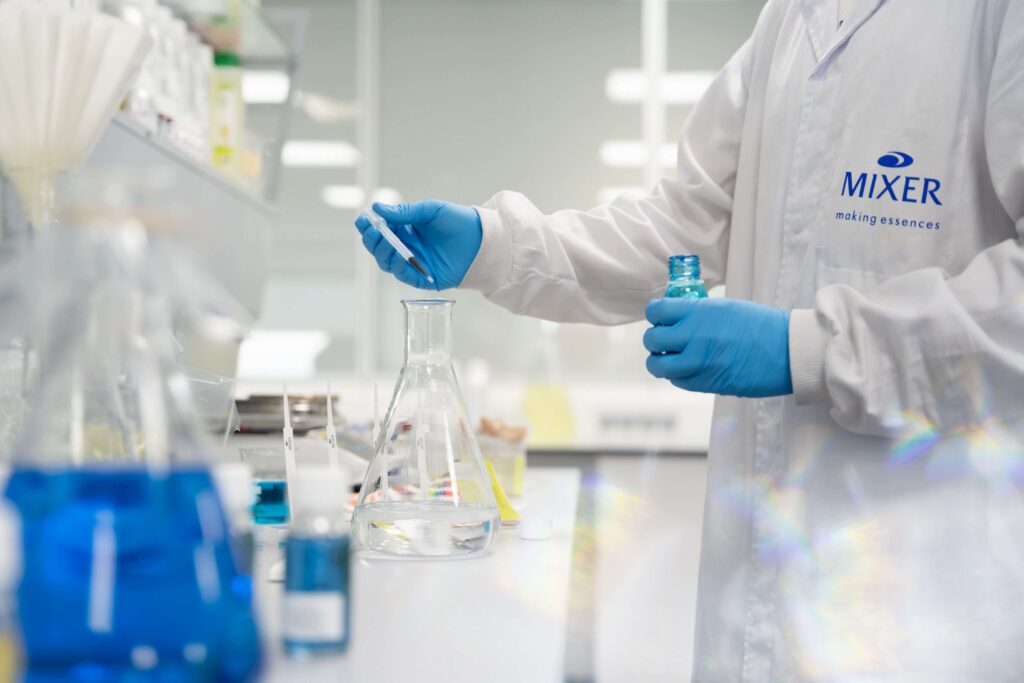 laboratorio de perfumes