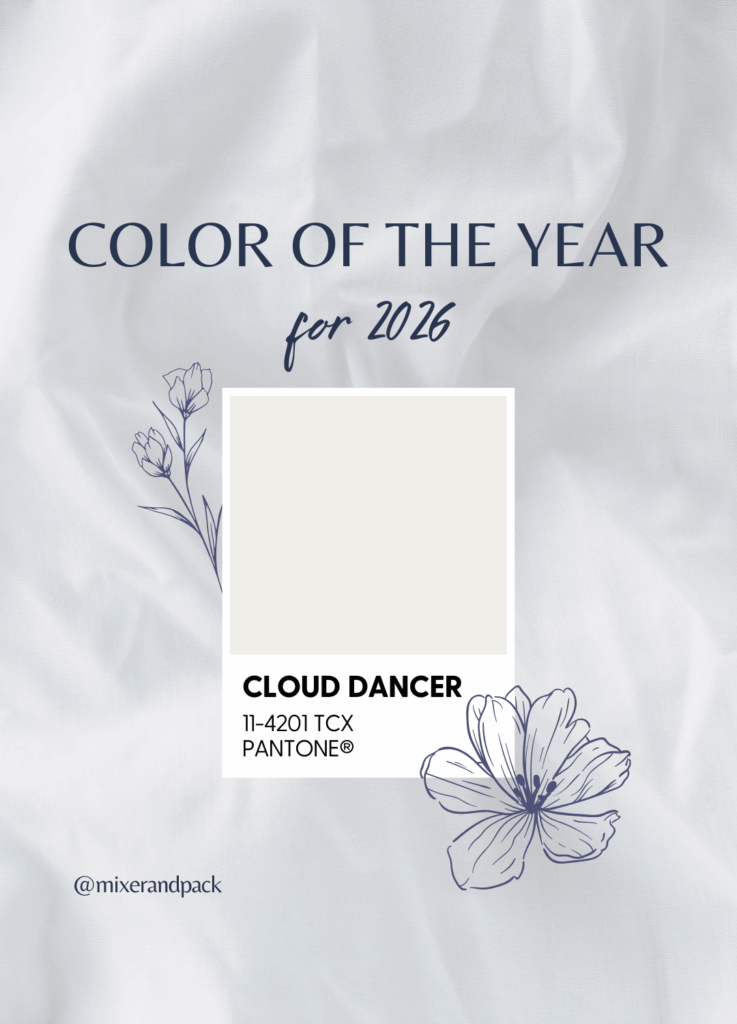 pantone cloud dancer